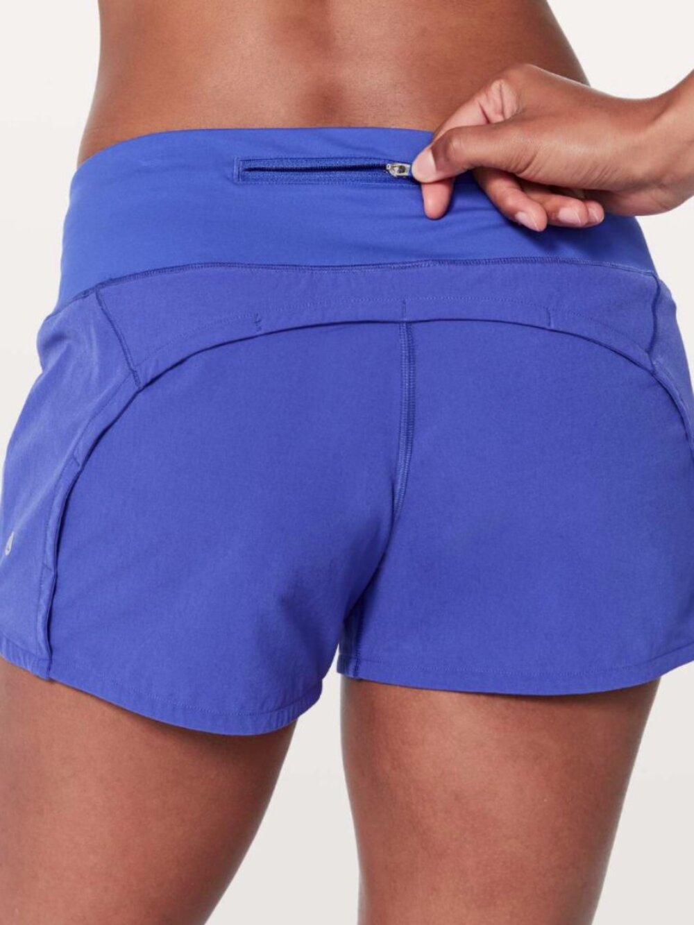 Lululemon Women's Run Times Short II, Blazer Blue, size 4 NWT
